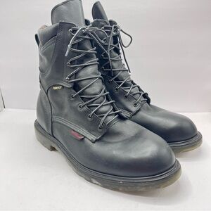 Red Wing Men’s Size 13 Soft Toe Electrical Hazard Black Boots Made in USA Work